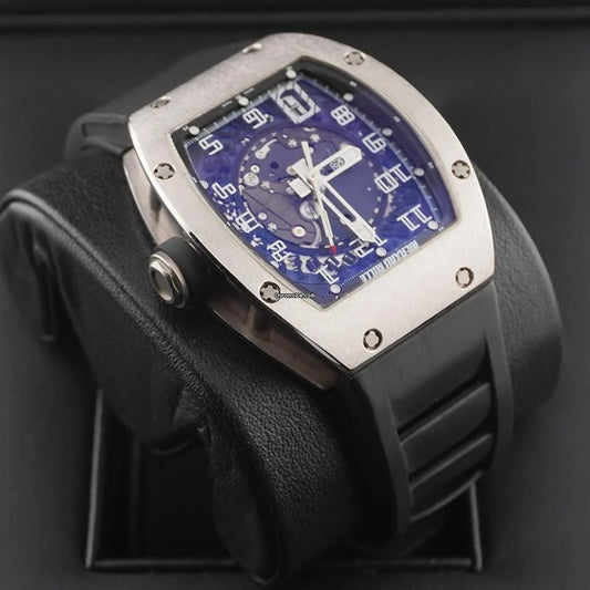 Richard Mille RM 005 White Gold Black Rubber Strap Used (Very good) | Year of production 2012 | Original box | Original papers