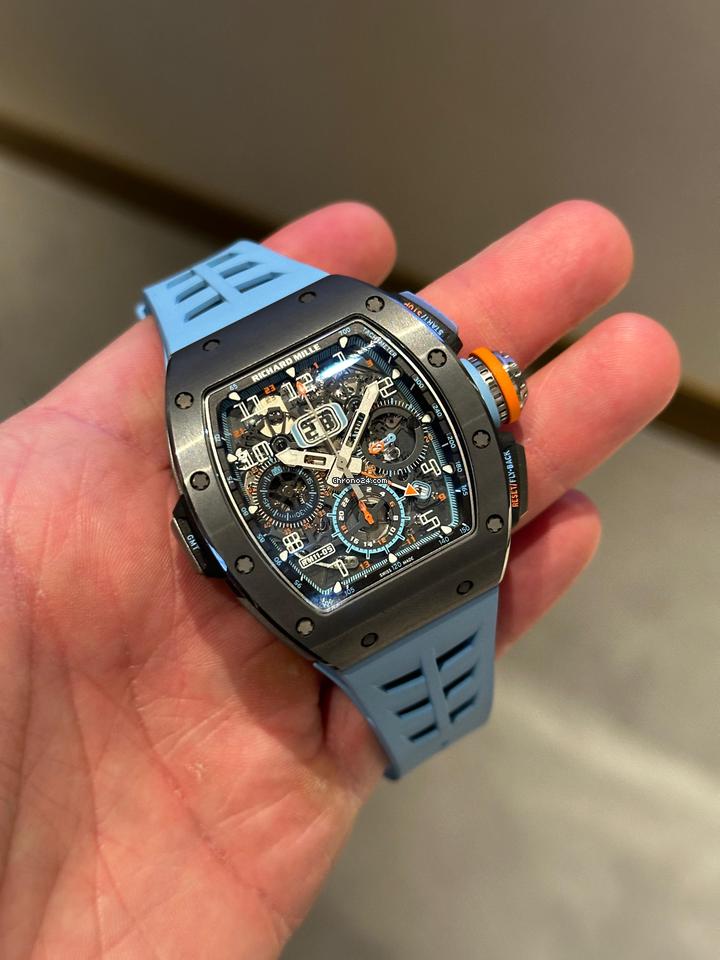 Richard Mille RM 011 Automatic Winding Flyback Chronograph Gmt Condition: Like new & unworn | Year of production 2021 | Original box | Original papers