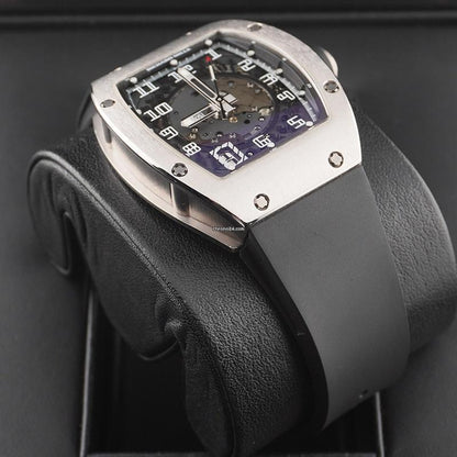 Richard Mille RM 005 White Gold Black Rubber Strap Used (Very good) | Year of production 2012 | Original box | Original papers