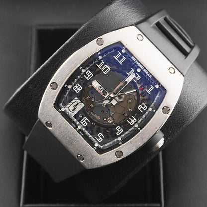 Richard Mille RM 005 White Gold Black Rubber Strap Used (Very good) | Year of production 2012 | Original box | Original papers