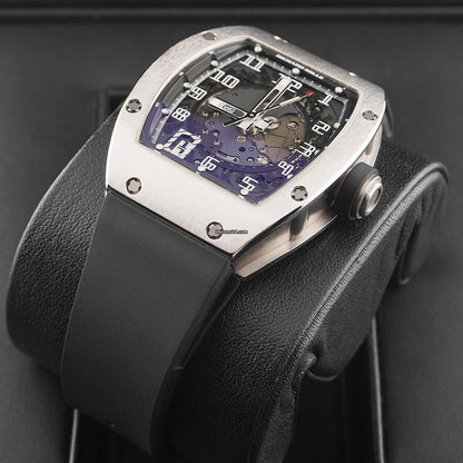 Richard Mille RM 005 White Gold Black Rubber Strap Used (Very good) | Year of production 2012 | Original box | Original papers