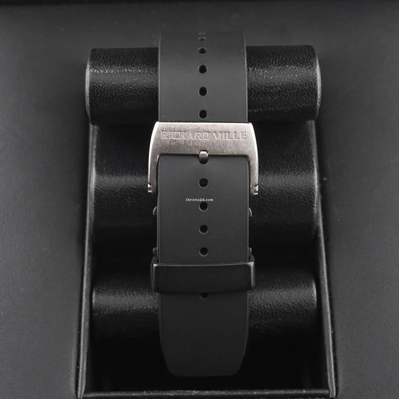 Richard Mille RM 005 White Gold Black Rubber Strap Used (Very good) | Year of production 2012 | Original box | Original papers