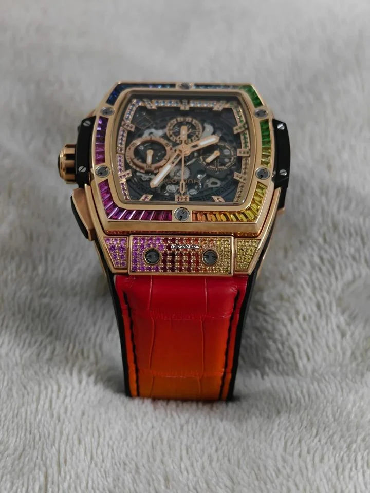 Hublot Spirit of Big Bang King Gold Rainbow 42mm WATCH AND E-WARRANTY