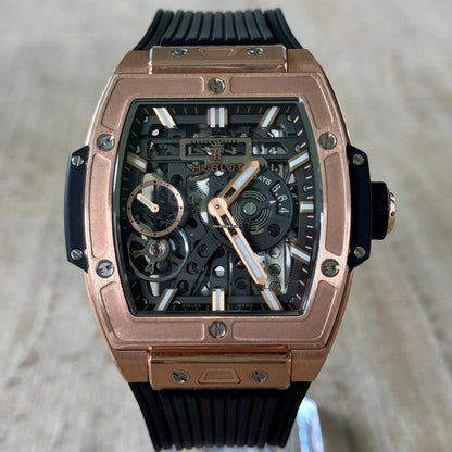 Hublot Spirit of Big Bang Meca-10 King Gold - Full Set - 614.OX.1180.RX Stunning and Immaculate Full Set