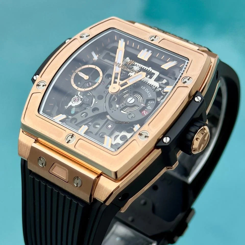 Hublot Spirit of Big Bang Meca-10 King Gold - Full Set - 614.OX.1180.RX Stunning and Immaculate Full Set