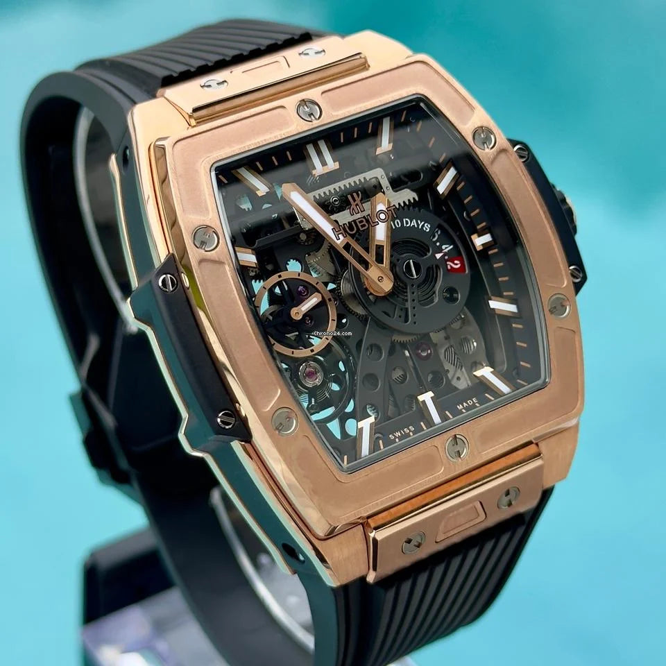 Hublot Spirit of Big Bang Meca-10 King Gold - Full Set - 614.OX.1180.RX Stunning and Immaculate Full Set