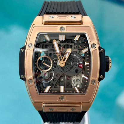 Hublot Spirit of Big Bang Meca-10 King Gold - Full Set - 614.OX.1180.RX Stunning and Immaculate Full Set