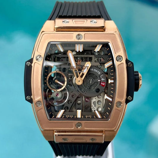 Hublot Spirit of Big Bang Meca-10 King Gold - Full Set - 614.OX.1180.RX Stunning and Immaculate Full Set