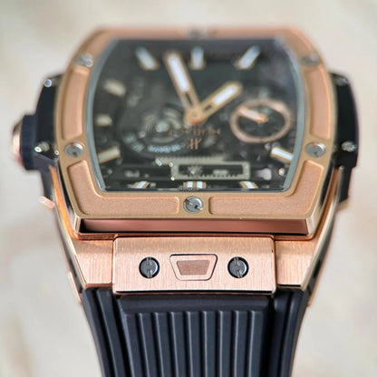 Hublot Spirit of Big Bang Meca-10 King Gold - Full Set - 614.OX.1180.RX Stunning and Immaculate Full Set