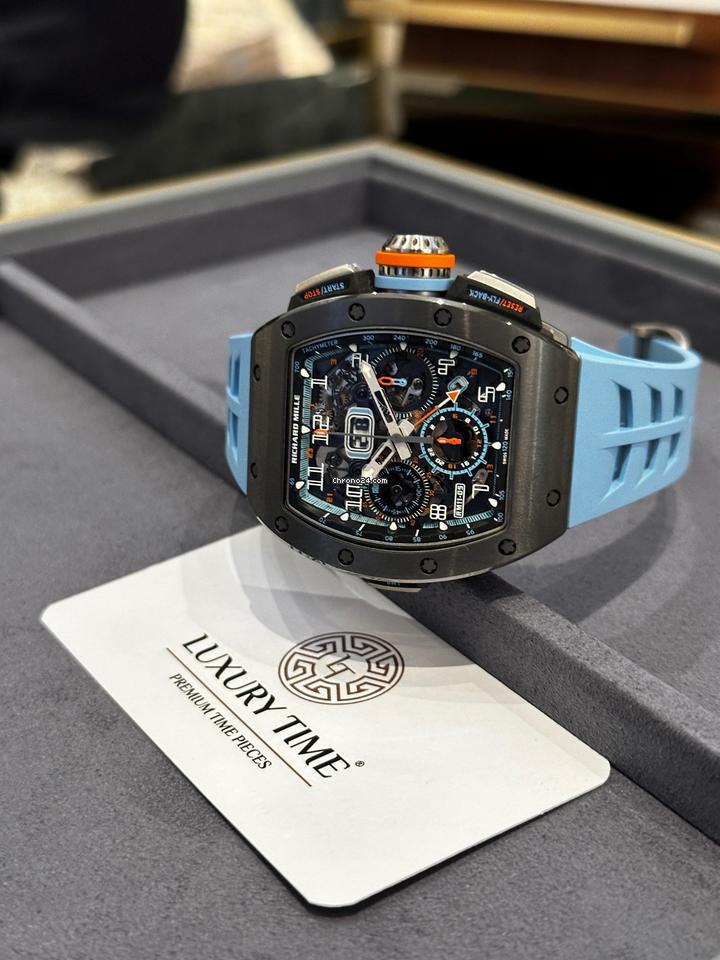 Richard Mille RM 011 Automatic Winding Flyback Chronograph Gmt Condition: Like new & unworn | Year of production 2021 | Original box | Original papers
