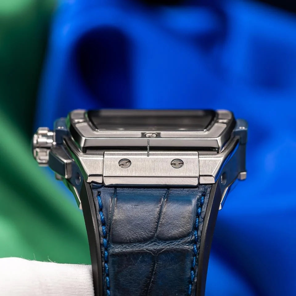 Hublot Spirit of Big Bang Blue Titanium Chronograph 42mm Full Set 641.NX.7170.LR Used (Very good) | Original box | Original papers