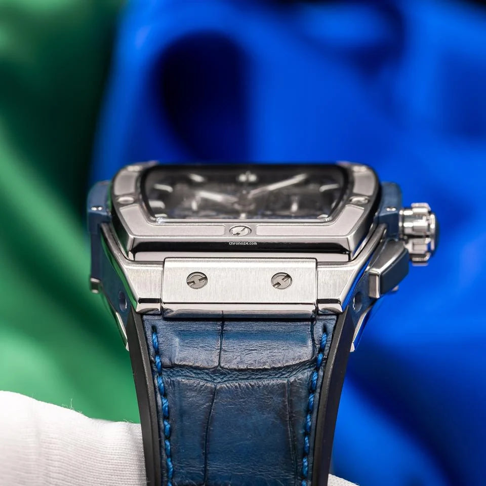 Hublot Spirit of Big Bang Blue Titanium Chronograph 42mm Full Set 641.NX.7170.LR Used (Very good) | Original box | Original papers