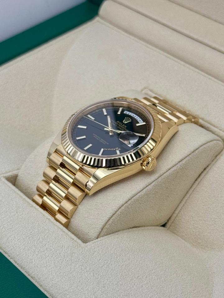 Rolex Day-Date 40 NEW 2025 Day-Date 40mm 228238 Presidential Black Dial Condition: New | Year of production 2025 | Original box | Original papers