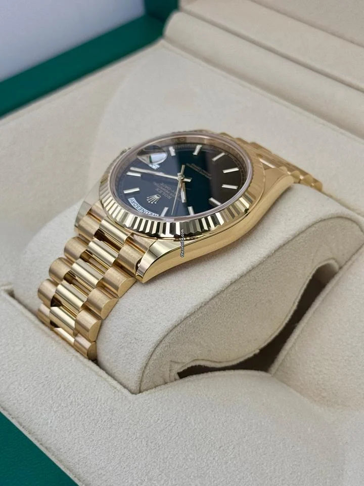 Rolex Day-Date 40 NEW 2025 Day-Date 40mm 228238 Presidential Black Dial Condition: New | Year of production 2025 | Original box | Original papers