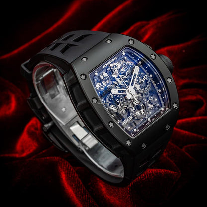 Richard Mille RM 011 Black Phantom Limited 1 of 50 Complete Set RM 11 RM011 Used (Very good) | Original box | Original paper