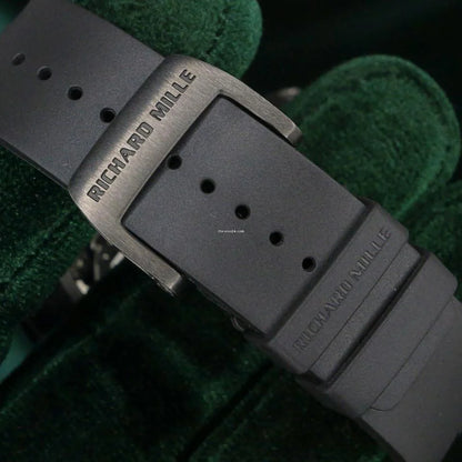 Richard Mille RM 011 MINT FULL SET Carbon Fiber Titanium Flyback Carbon Bezel Skeleton Dial RM11-03