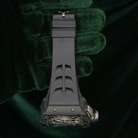 Richard Mille RM 011 MINT FULL SET Carbon Fiber Titanium Flyback Carbon Bezel Skeleton Dial RM11-03