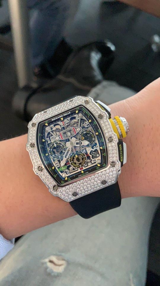 Richard Mille RM 011 11-03 White Gold Diamond Original Factory limited 4 globally Condition: Like new & unworn | Year of production 2019 | Original box | Original papers
