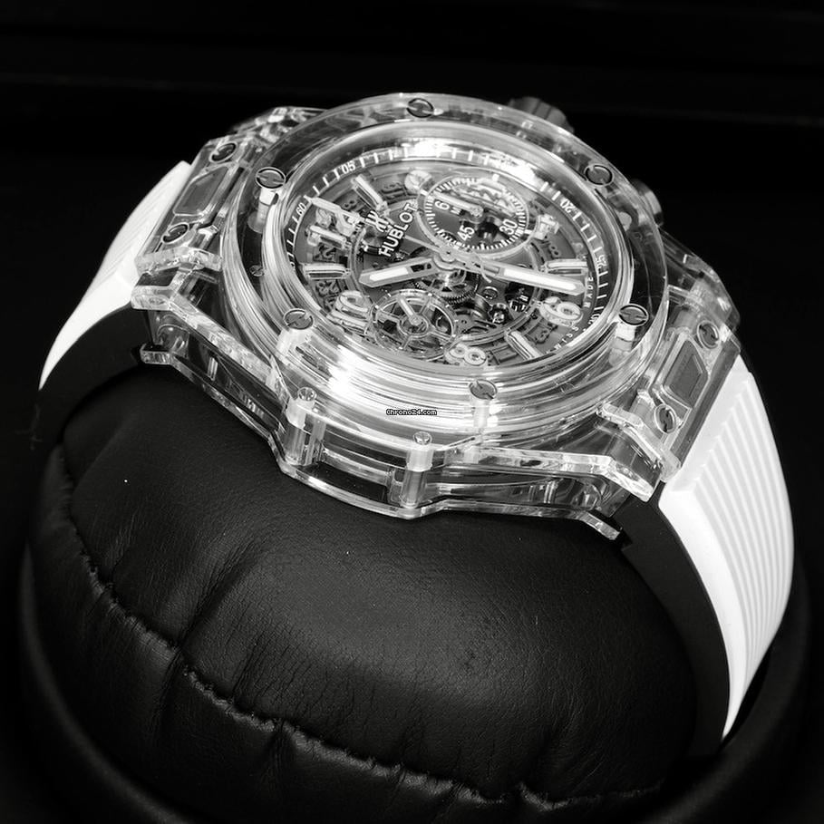 Hublot Big Bang Unico 411.JX.4802.RT Sapphire Skeleton Rubber Strap 45mm Used (Very good) | No original box | No original papers $32,000