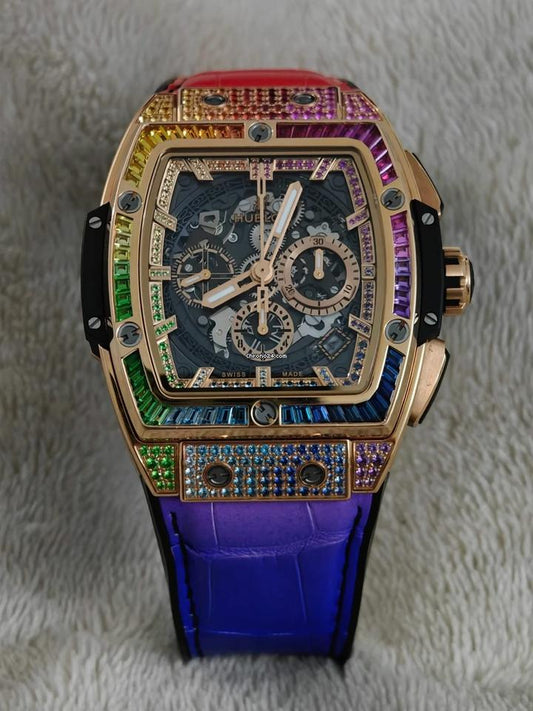 Hublot Spirit of Big Bang King Gold Rainbow 42mm WATCH AND E-WARRANTY