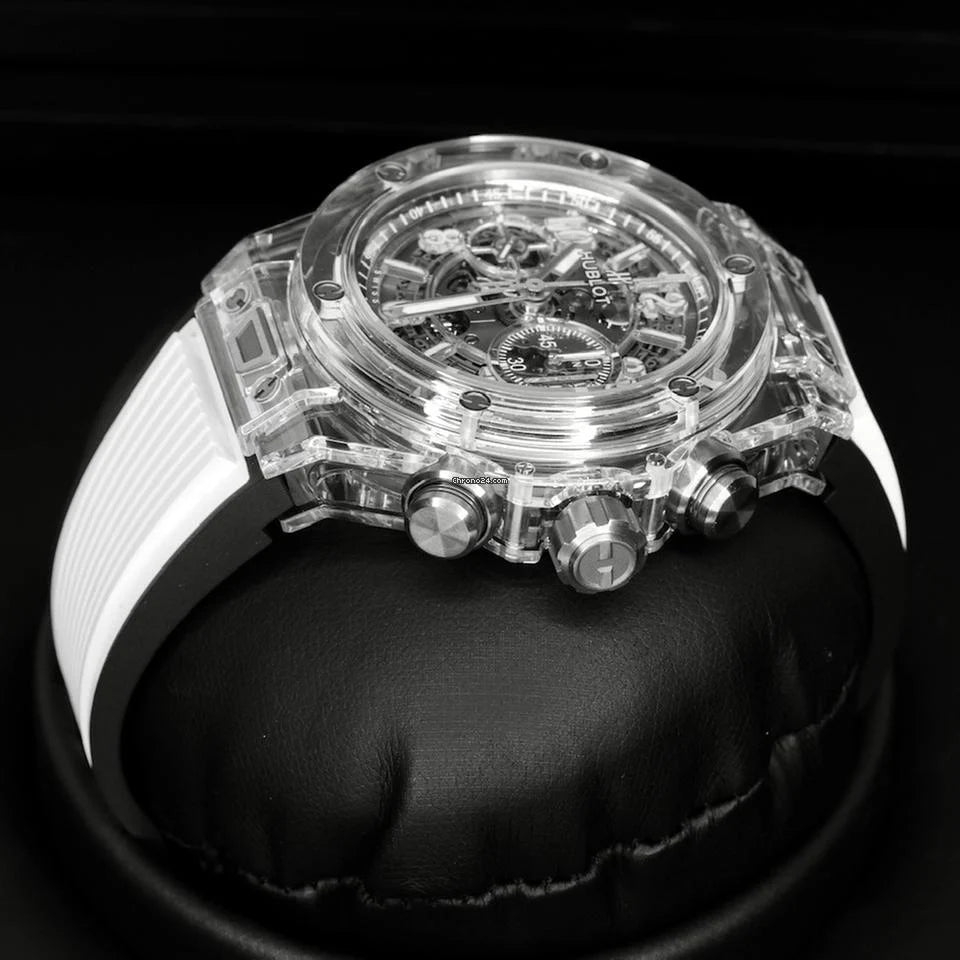 Hublot Big Bang Unico 411.JX.4802.RT Sapphire Skeleton Rubber Strap 45mm Used (Very good) | No original box | No original papers $32,000