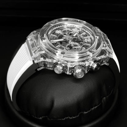 Hublot Big Bang Unico 411.JX.4802.RT Sapphire Skeleton Rubber Strap 45mm Used (Very good) | No original box | No original papers $32,000