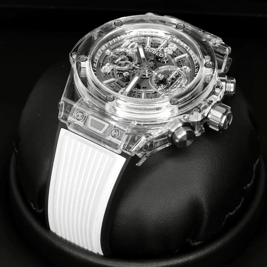 Hublot Big Bang Unico 411.JX.4802.RT Sapphire Skeleton Rubber Strap 45mm Used (Very good) | No original box | No original papers $32,000