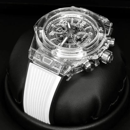 Hublot Big Bang Unico 411.JX.4802.RT Sapphire Skeleton Rubber Strap 45mm Used (Very good) | No original box | No original papers $32,000