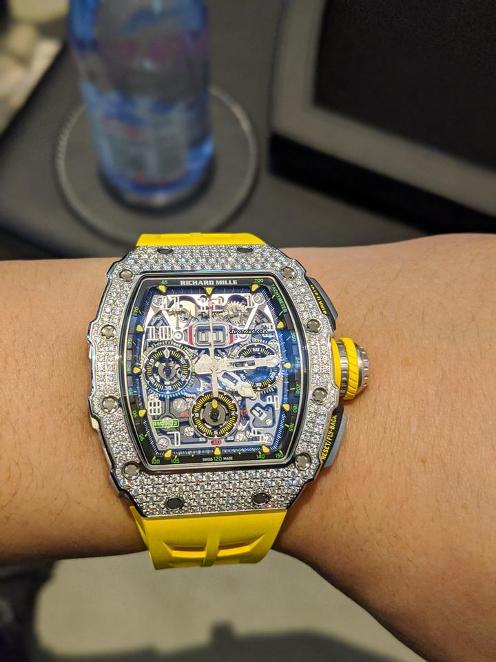 Richard Mille RM 011 11-03 White Gold Diamond Original Factory limited 4 globally Condition: Like new & unworn | Year of production 2019 | Original box | Original papers