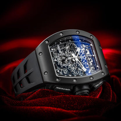 Richard Mille RM 011 Black Phantom Limited 1 of 50 Complete Set RM 11 RM011 Used (Very good) | Original box | Original paper