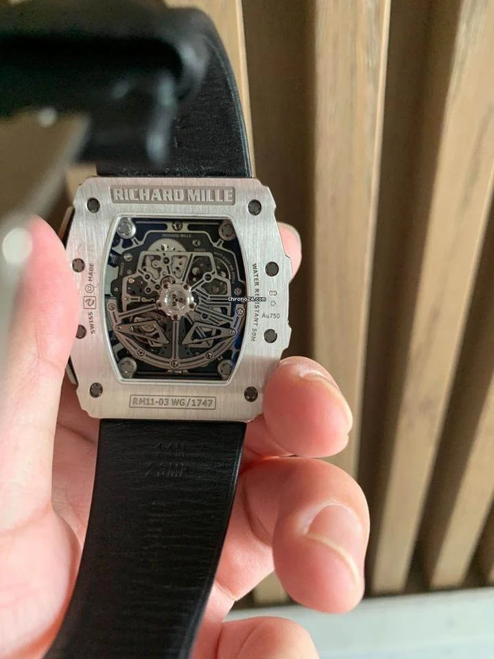 Richard Mille RM 011 11-03 White Gold Diamond Original Factory limited 4 globally Condition: Like new & unworn | Year of production 2019 | Original box | Original papers